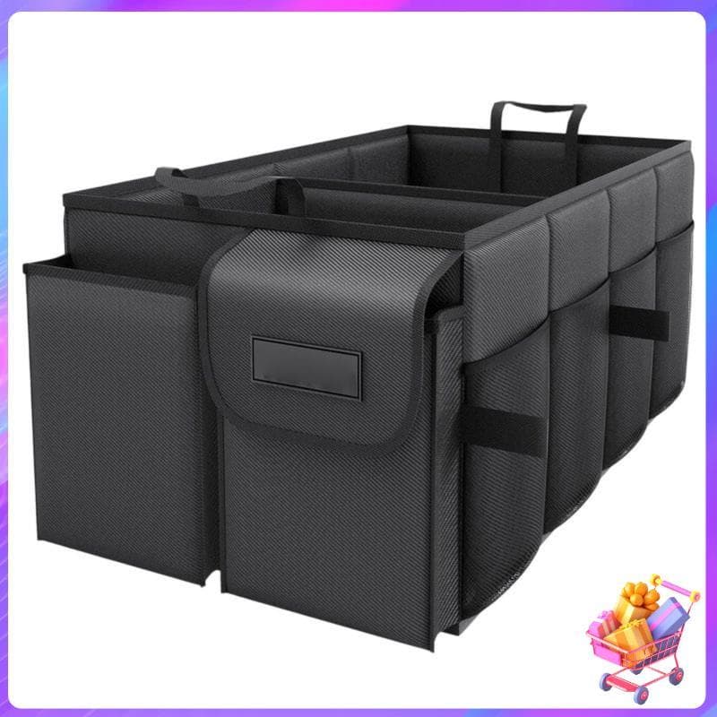 [Bom Negócio] Organizador De Porta-Malas Resistente-Para Carro , Design Dobrável Modelos SUV E Sedan , Solução De Armaze