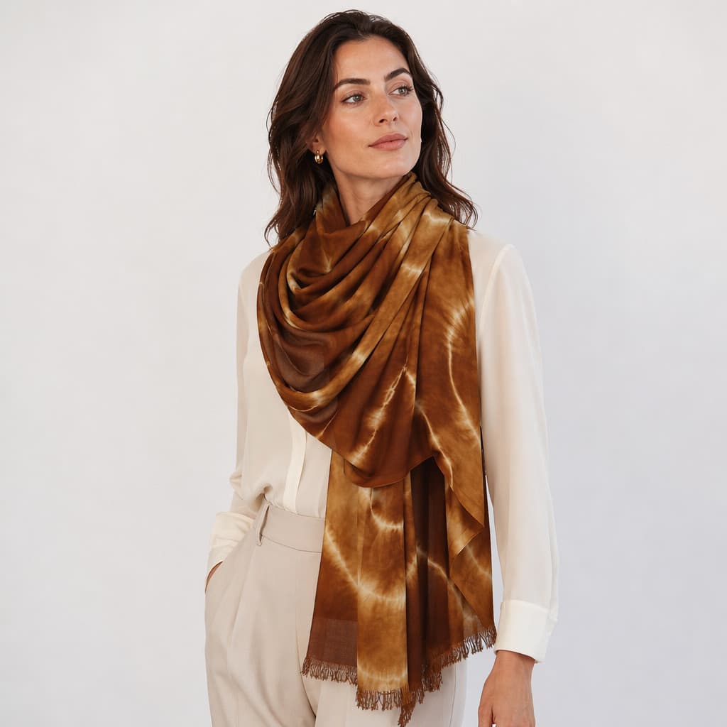 Europeu americano tie-dye algodão linho cachecol feminino Retro arte cachecol quente estilo étnico tie-dye xale fabrican