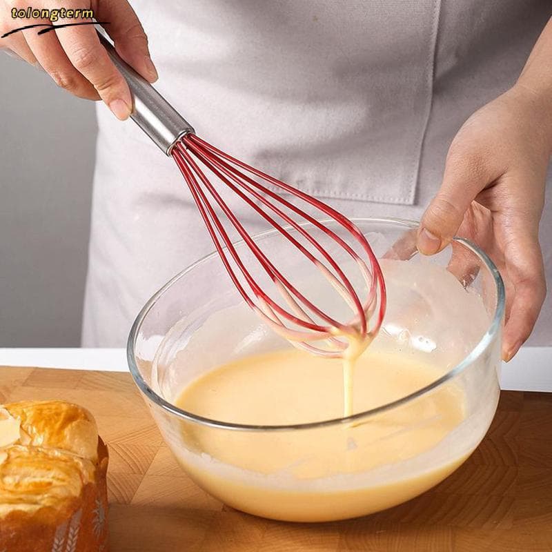 5 Pçs Conjunto De Utensílios De Cozinha De Silicone Não-Sti Ferramentas Flexíveis Com Espátula De Bolo Batedor Escova De