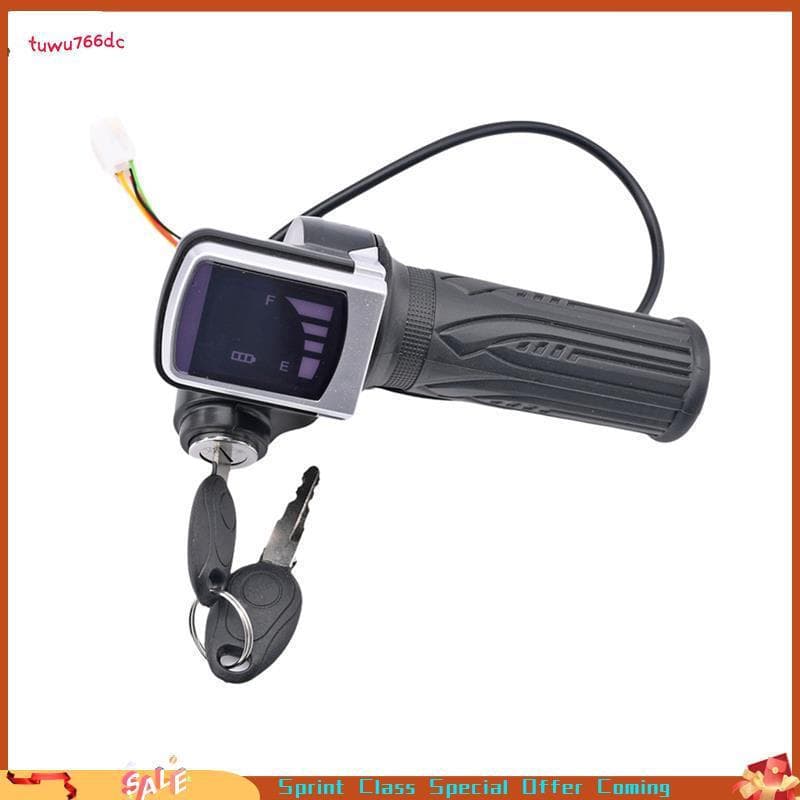 Manopla de Acelerador para Scooters Elétricas, Bicicletas Elétricas, Motocicletas, E-Bikes, Manopla de Guidão 9647