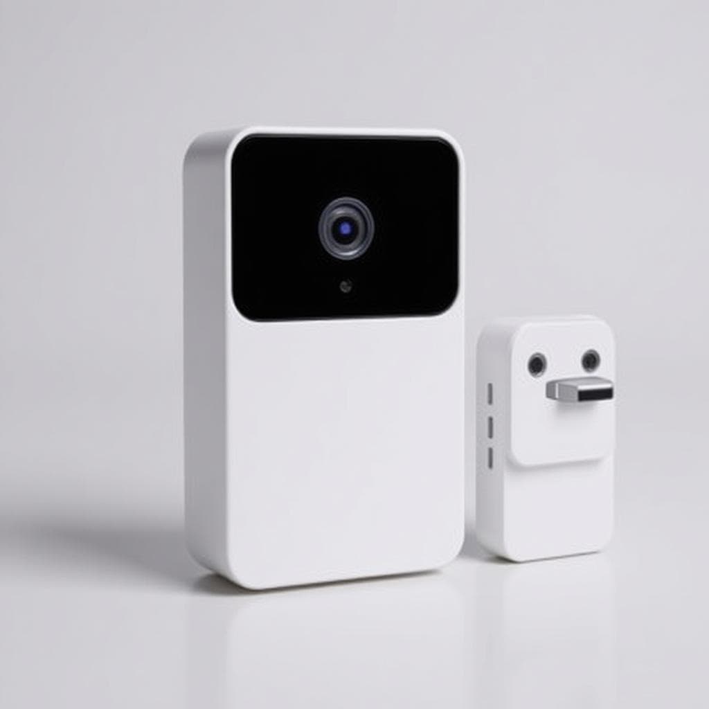 Campainha Inteligente M9 Sem Fio com Câmera WiFi para Monitoramento Residencial