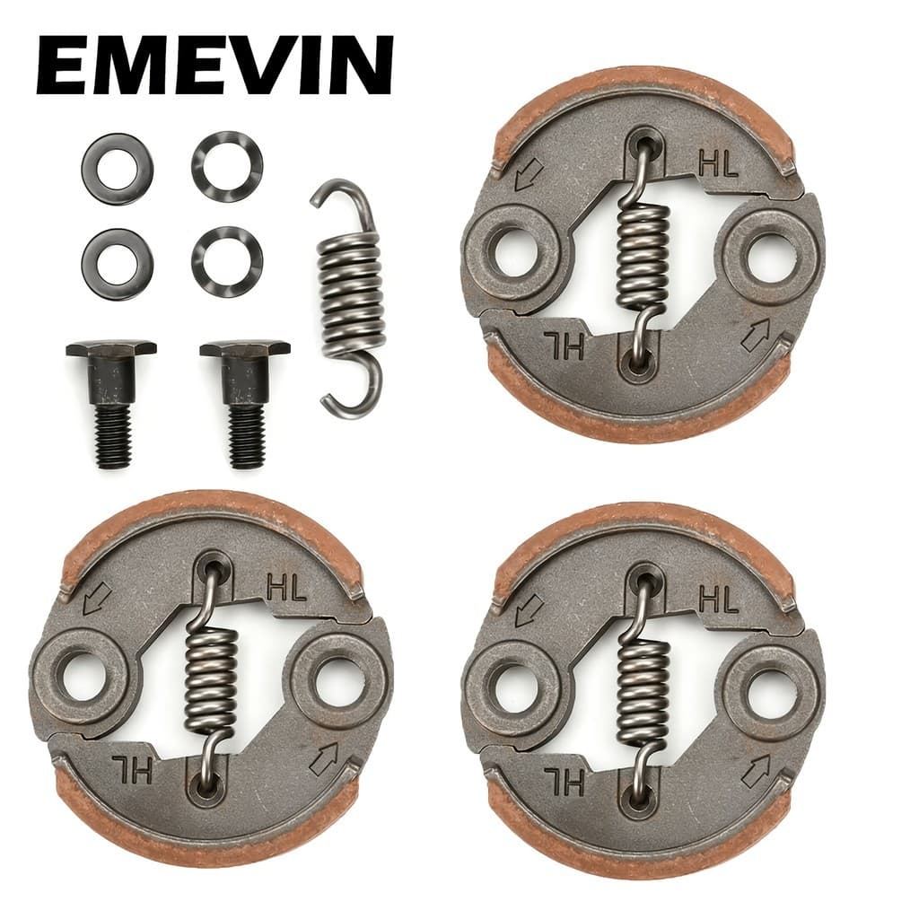 VARIERA-3 Pcs Embreagem para cortador de grama (com acessórios) Embreagem de motor para aparador de grama adequada para