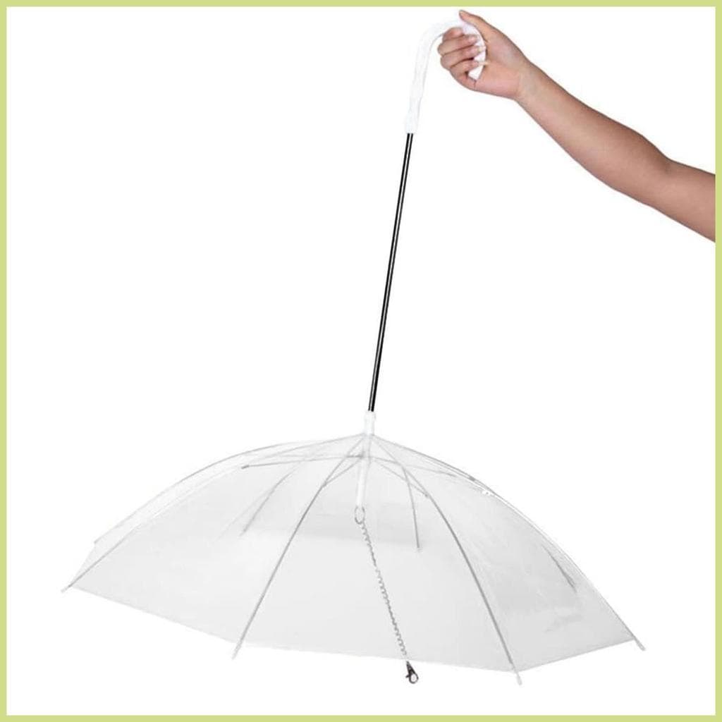 Guarda-Chuva Para Cachorro , À Prova De , Capa Completa , Dobrável , Transparente , Chuvoso , Caminhada , Filhote De Adu