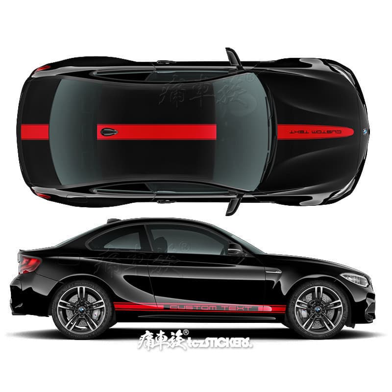 Adesivo De Carro Recém-Personalizado Para BMW Série 2 M2 M3 M4 M5 Modificação Externa Do Corpo Decalques De Vinil Esport