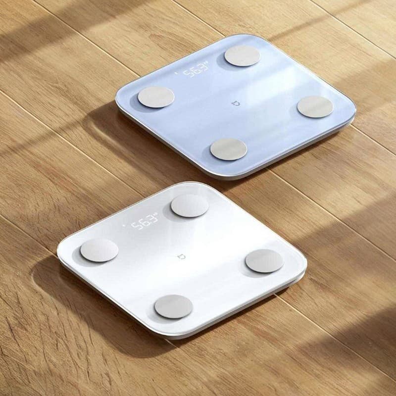 Xiaomi Mijia Balança de gordura corporal S400 Doméstica Inteligente de dupla frequência Detecção de gordura profissional