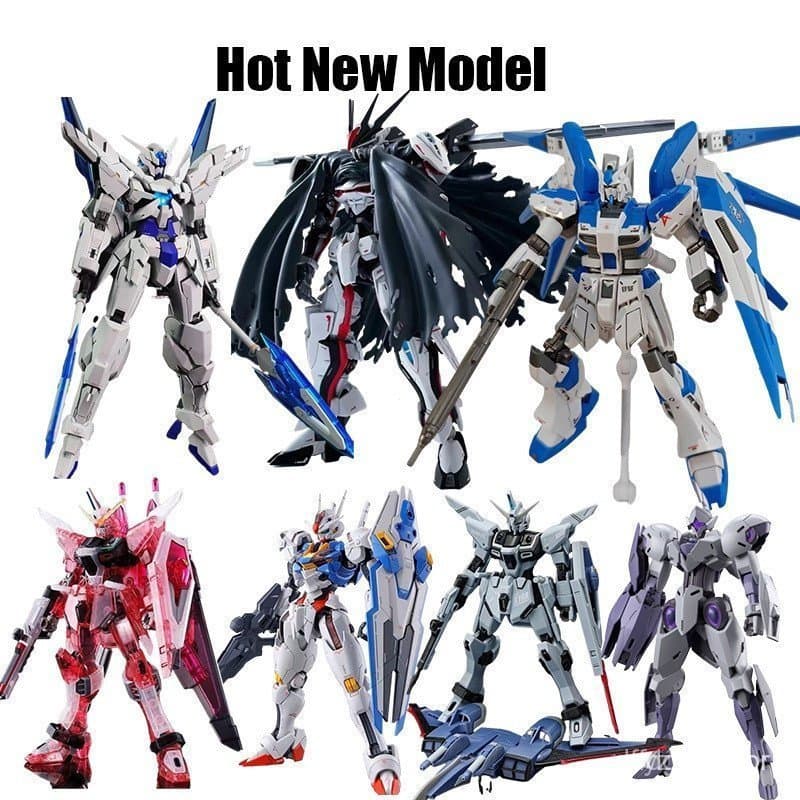 HG Gundam Load Astray Transiente Michaelis Unicorn Oi Nu-Vrabe Aerial Gundam Barbatos Figuras de Ação