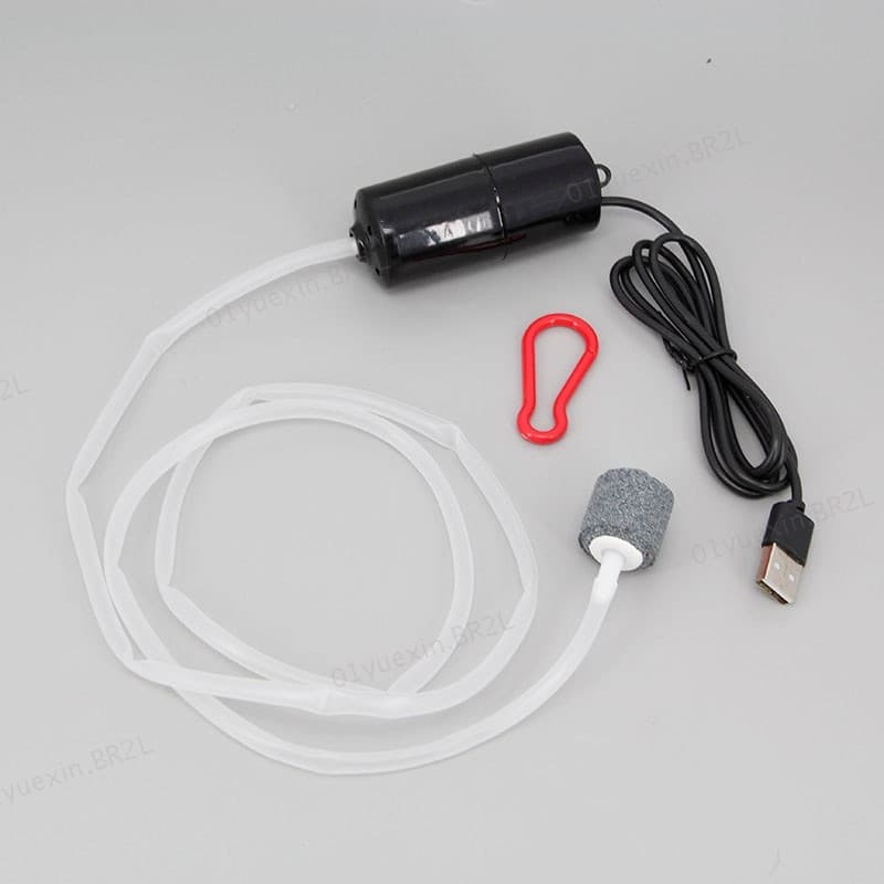 Portátil 5V USB Bomba De Ar Tanque De Peixes Compressor Silencioso Aquário Mini Oxigenador Aerador Acessórios Do BR2L