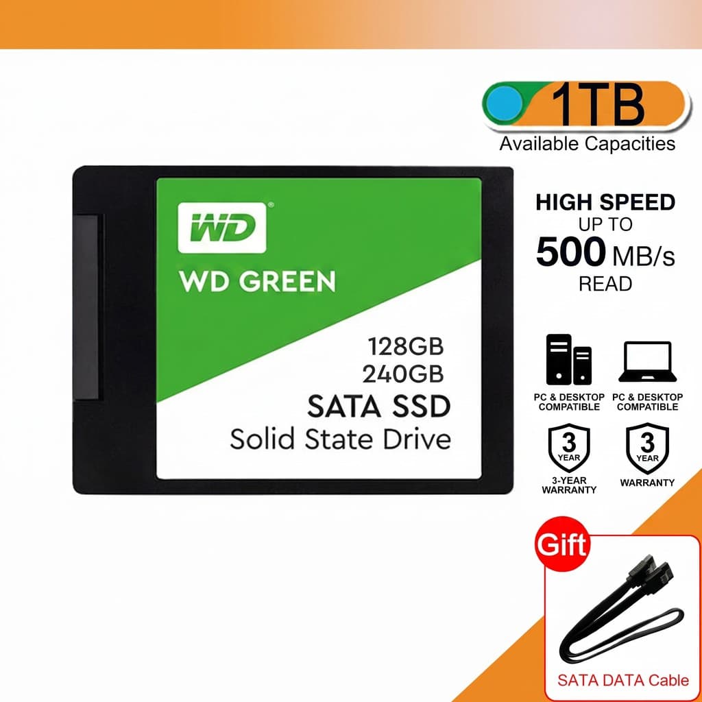 SSD 120GB 240GB 1TB SATA3 Unidade de estado sólido de 2.5 polegadas adequada para Laptop