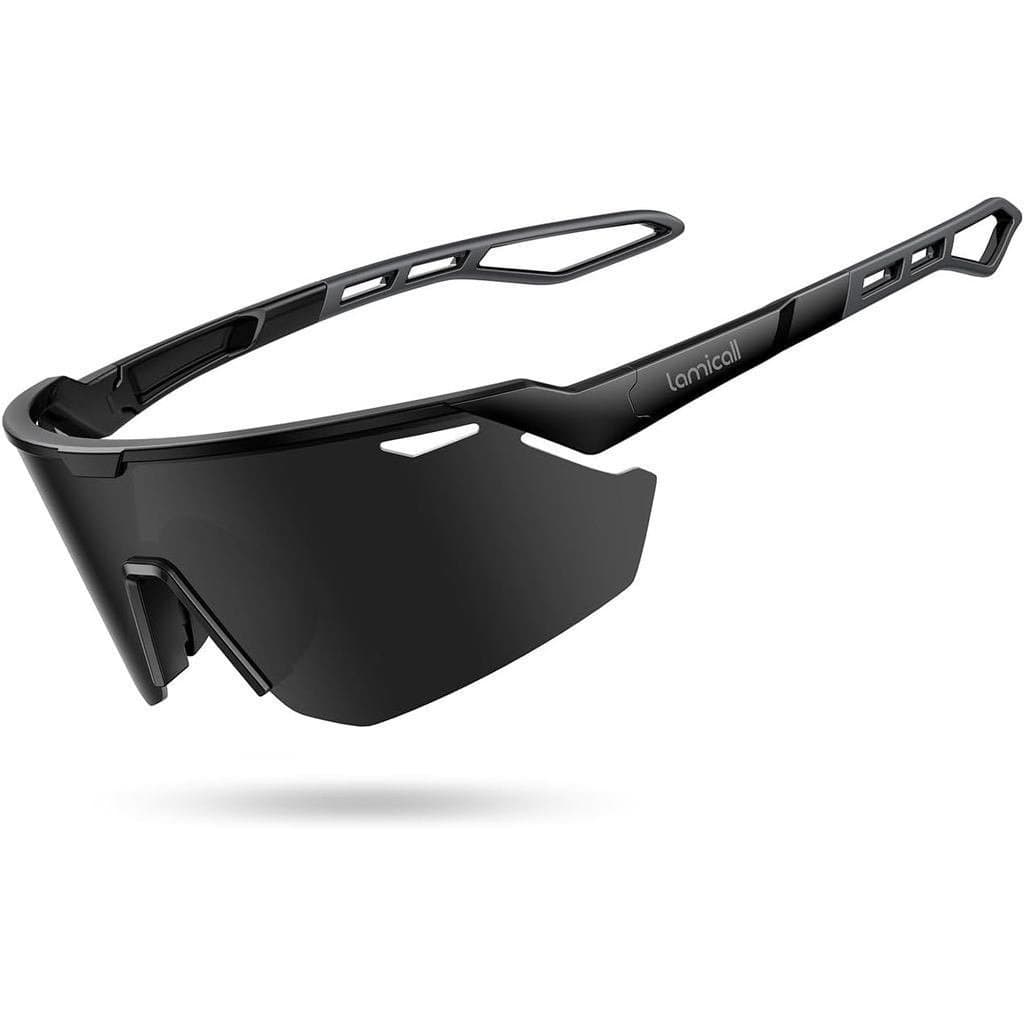 Lamicall24g Óculos de Sol Esportivos Polarizados Unissex - UV400 Óculos de sol protetores adequados para beisebol, corri