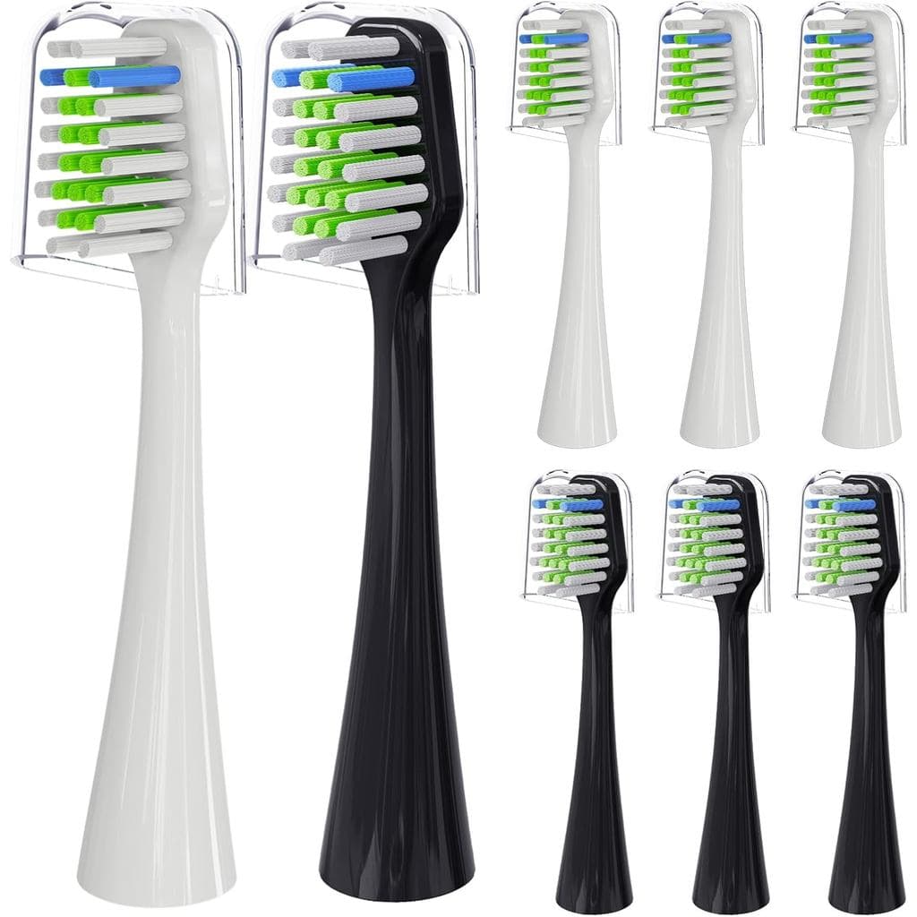 Cabeças de Escova de Dentes de Substituição Compatíveis com Escova de Dentes Elétrica Aquasonic Duo Series/Home Dental C