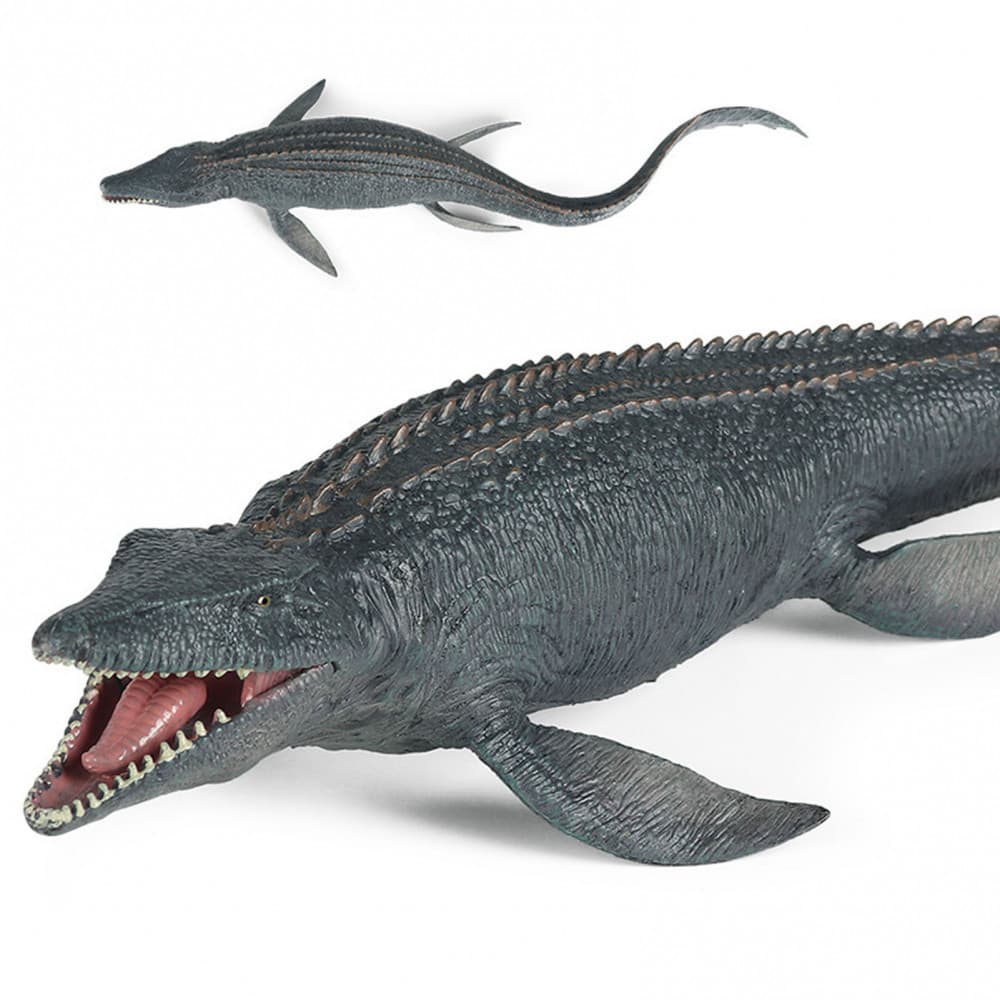 Modelo de dinossauro Mosasaurus realista, modelo Animal marinho, brinquedo de dinossauro MTKE