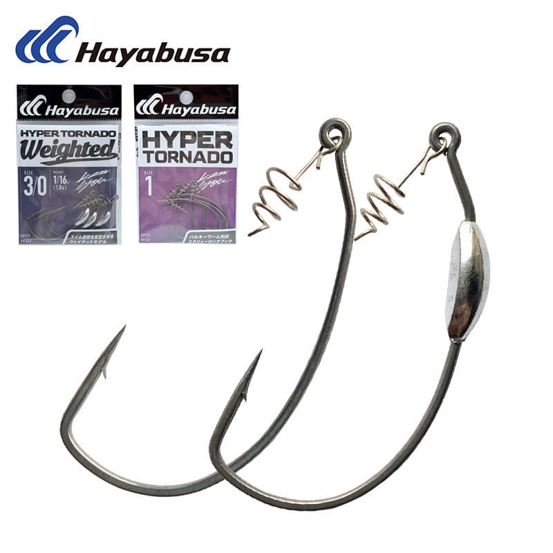 Hayabusa Hayabusa FF208FF322FF321 Agulha de bloqueio de mola Gancho de manivela Gancho de isca macia