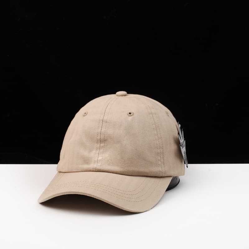 Chapéu masculino na moda placa de luz macio topo pico boné feminino estilo japonês rua versão coreana angustiado lavado