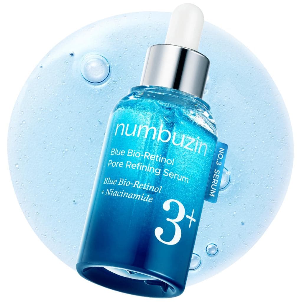 Sérum de Retinol Numbuzin No.3 |   Sérum Refinador de Poros com Bio-Retinol Azul |   Retinol para Iniciantes, Firmador,