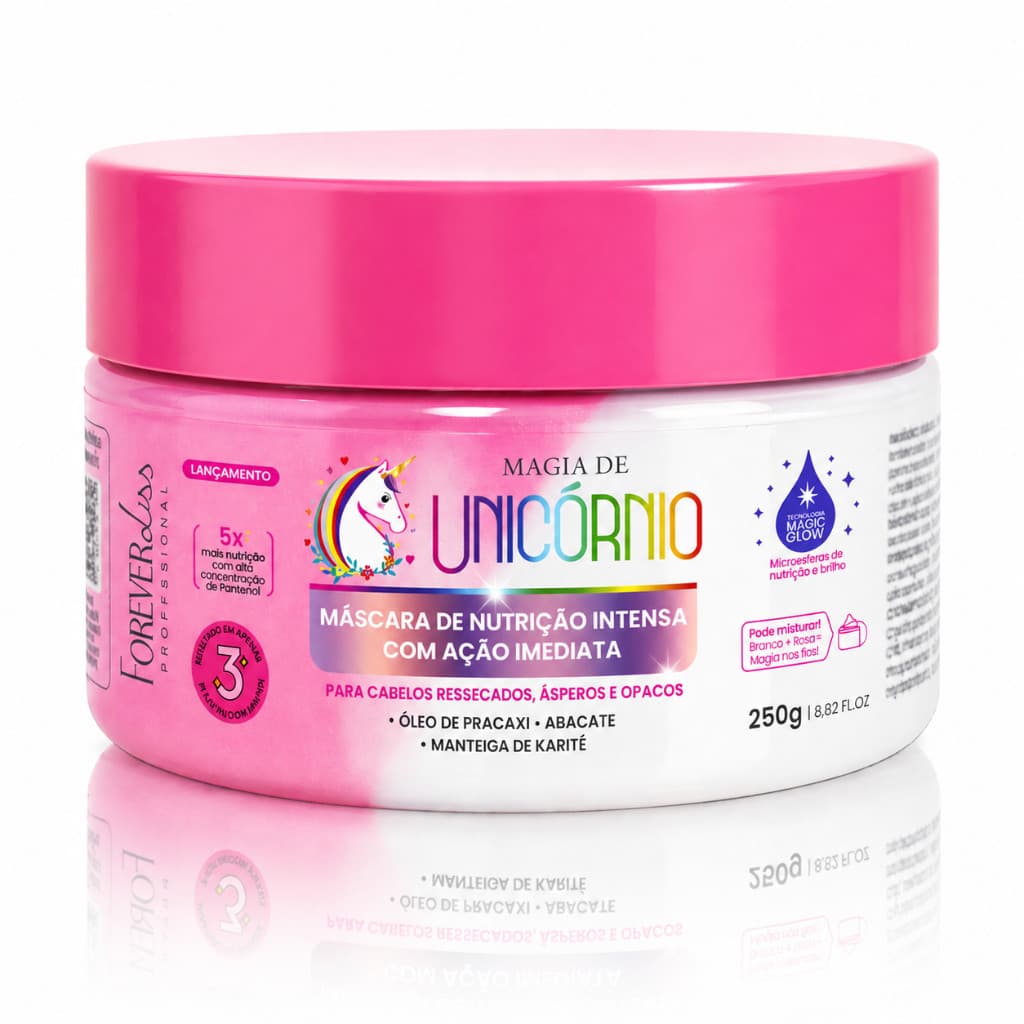 Máscara Magia De Unicórnio Nutrição Intensa Forever Liss 250g