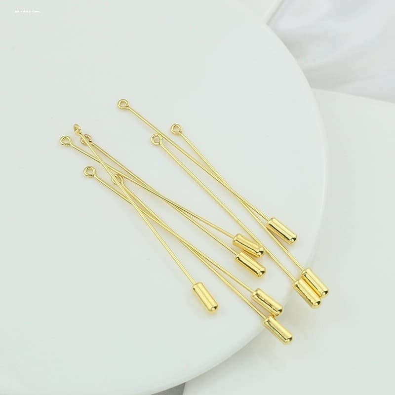 Feito à mão diy jóias broche de crochê acessórios Material broche agulha plana xale camisola fivela cachecol