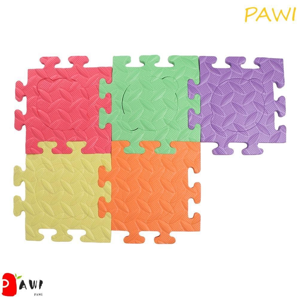 PAWI Cães Treinamento Comunicação Eva Mat , Antiderrapante Colorido Pet Gravação De Voz Botão Puzzle Pad