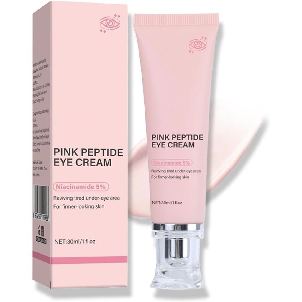 Creme para Olhos com Peptídeos Rosa PDRN 30ml Contém 5% de Niacinamida e Creme para Contorno dos Olhos com Peptídeo