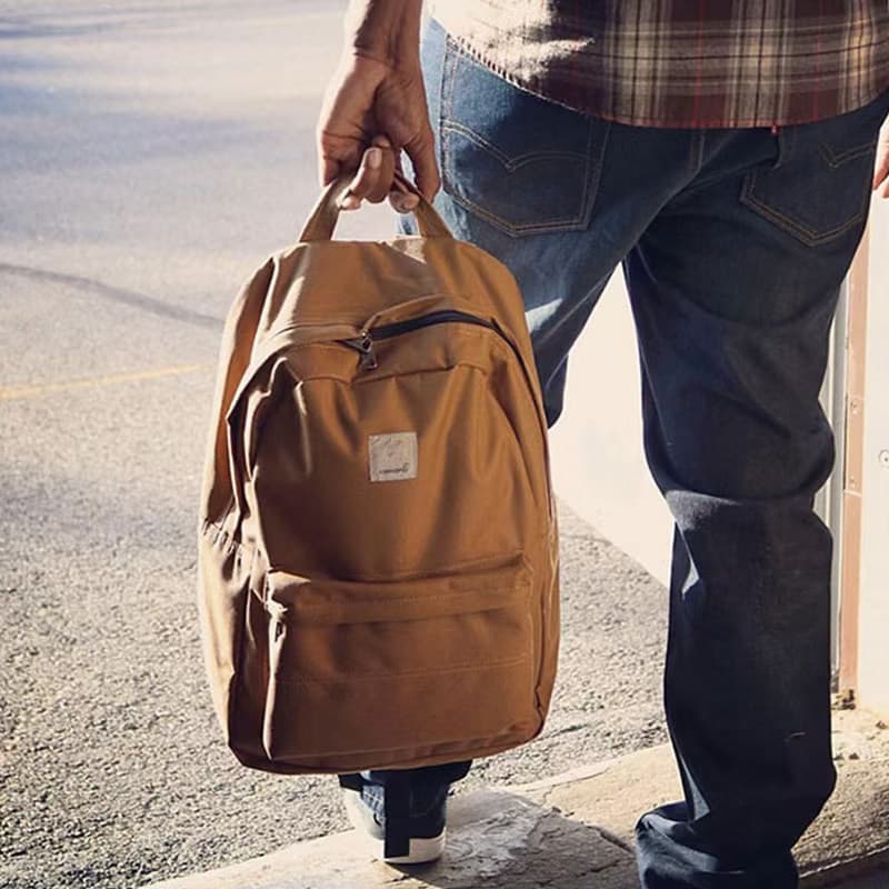 Street Wear Kahart mochila simples moda estudante mochila grande capacidade computador mochila das mulheres dos homens m