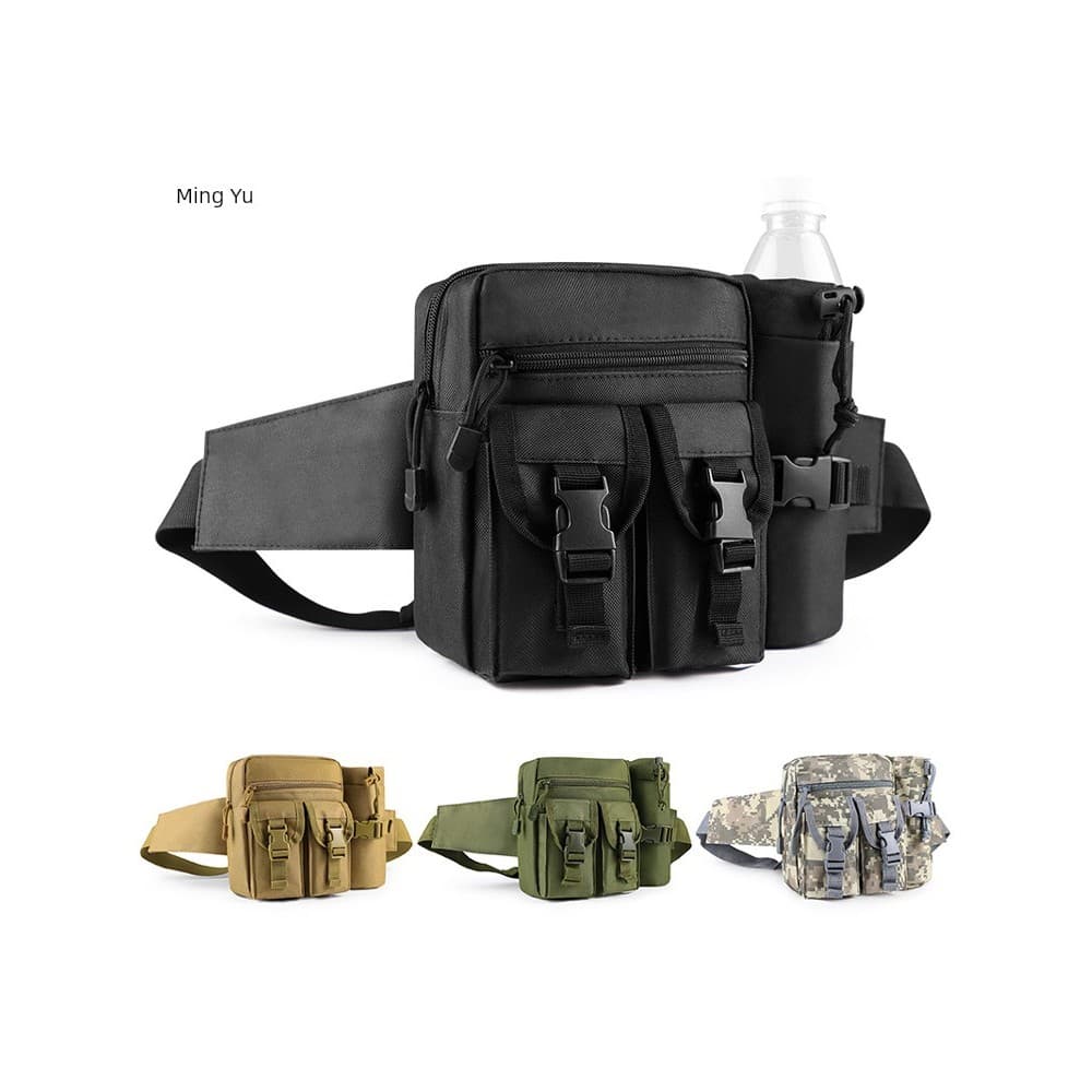 Bolsa de cintura masculina multifuncional removível ao ar livre bolsa para celular resistente ao desgaste tático repelen