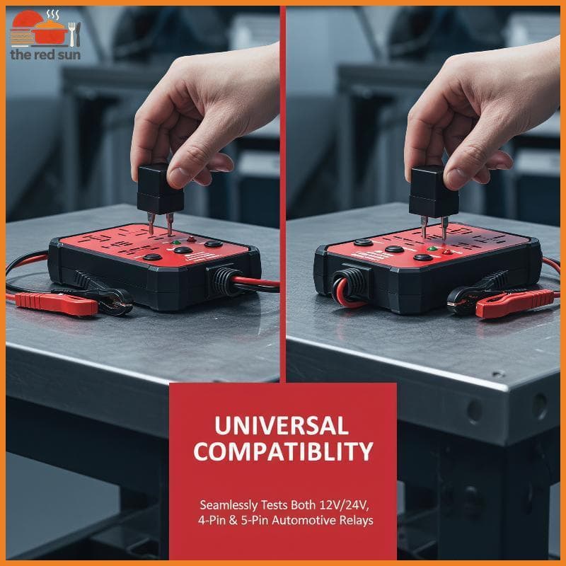 TSBR Testador De Relé Automotivo Multifuncional Tensão Inspetor De Bateria Automática Para Carros 12V 24V Trus SUVs Repa