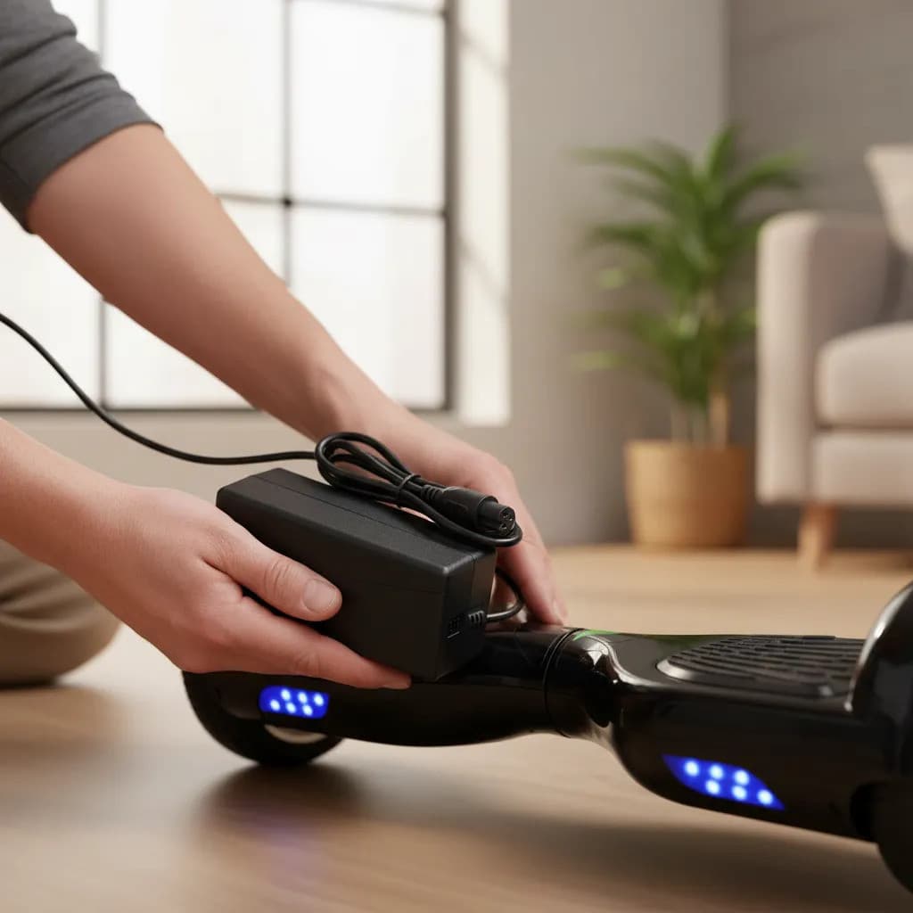 Carregador 42v Bivolt P/ Skate Hoverboard Triciclo Eletrico