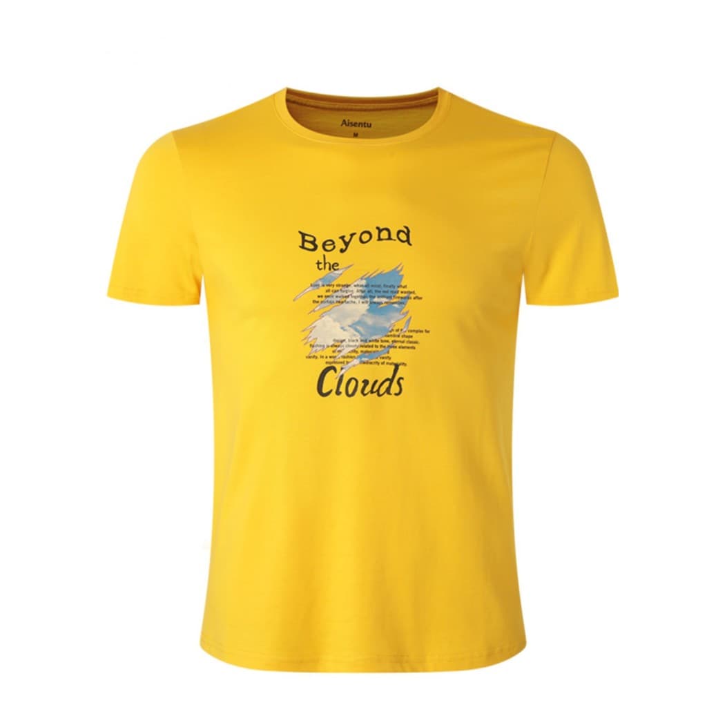 Verão puro algodão respirável de manga curta na moda camiseta moda All-Match camisa de fundo