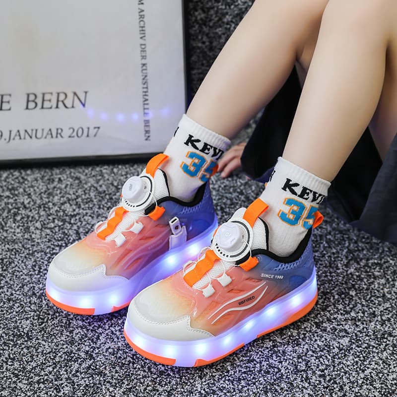 2026 sapatos leves de equilíbrio de corrida de quatro rodas de alta qualidade patins infantis estudante moda verão féria