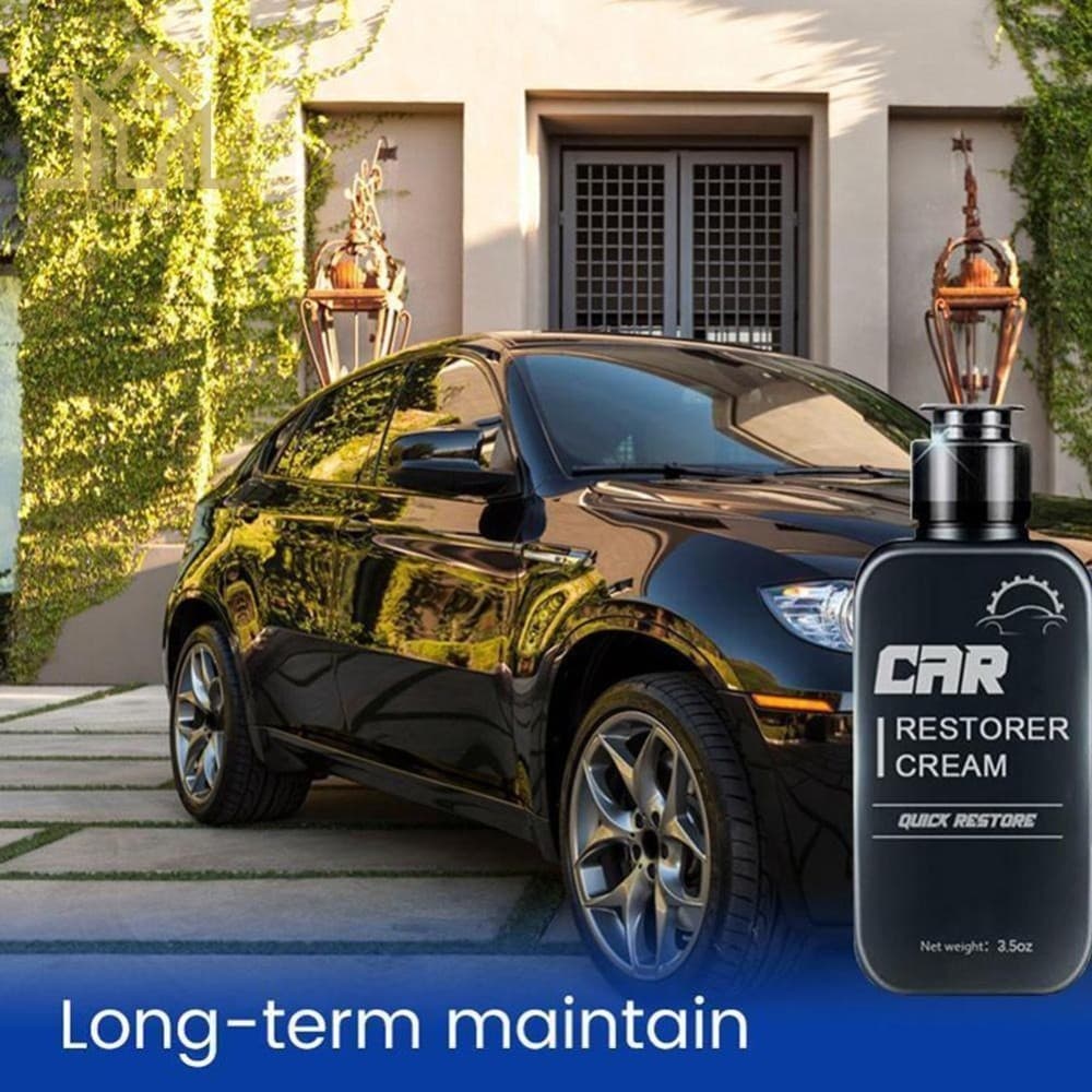 100mL Carro Auto Plástico Peças De Couro Remodelação Pasta Restaurador Creme + Esponja [Dailylucky.br-DLY]