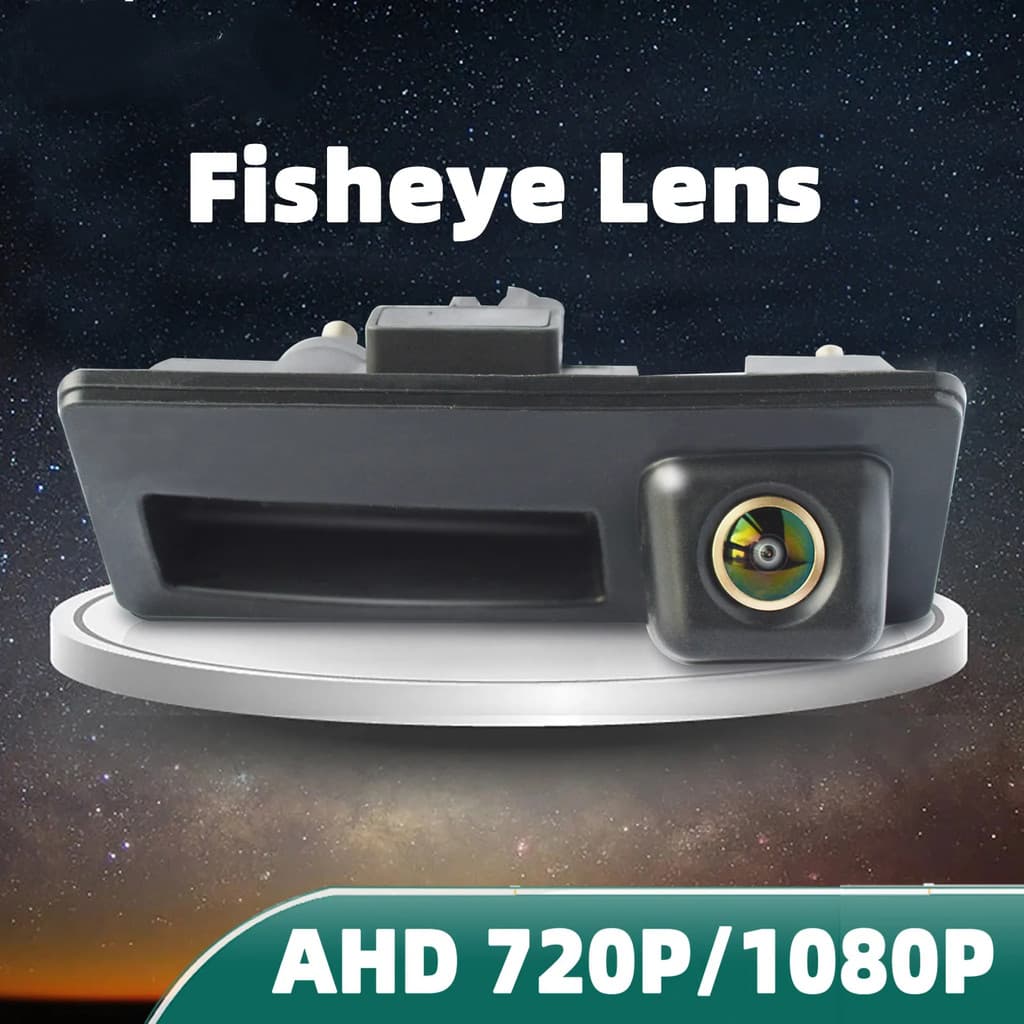 AHD1080P Câmera De Backup Lateral Traseira E Frontal CVBS Reversa Full HD Night Vision 170 ° Veículo Com Lente Olho De P
