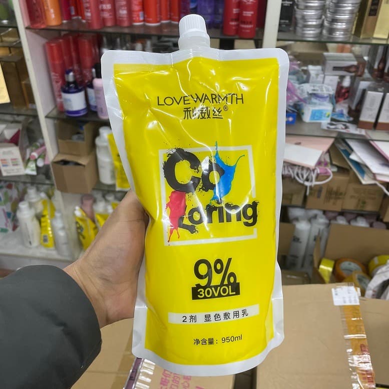Barbeiro salão de cabeleireiro dedicado peróxido de hidrogênio leite atacado pó descolorante creme de desbotamento creme