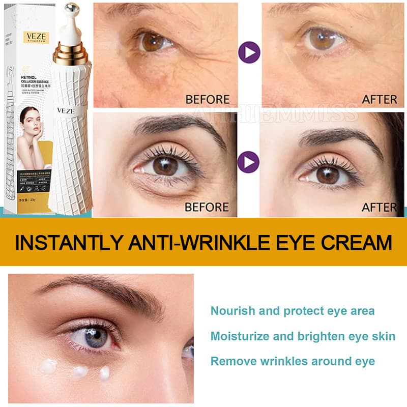 360 ° Soro Rolante Para Os Olhos , Antirrugas , Antienvelhecimento , Nutritivo A Pele Dos Reduz Olheiras E Inchaço Creme