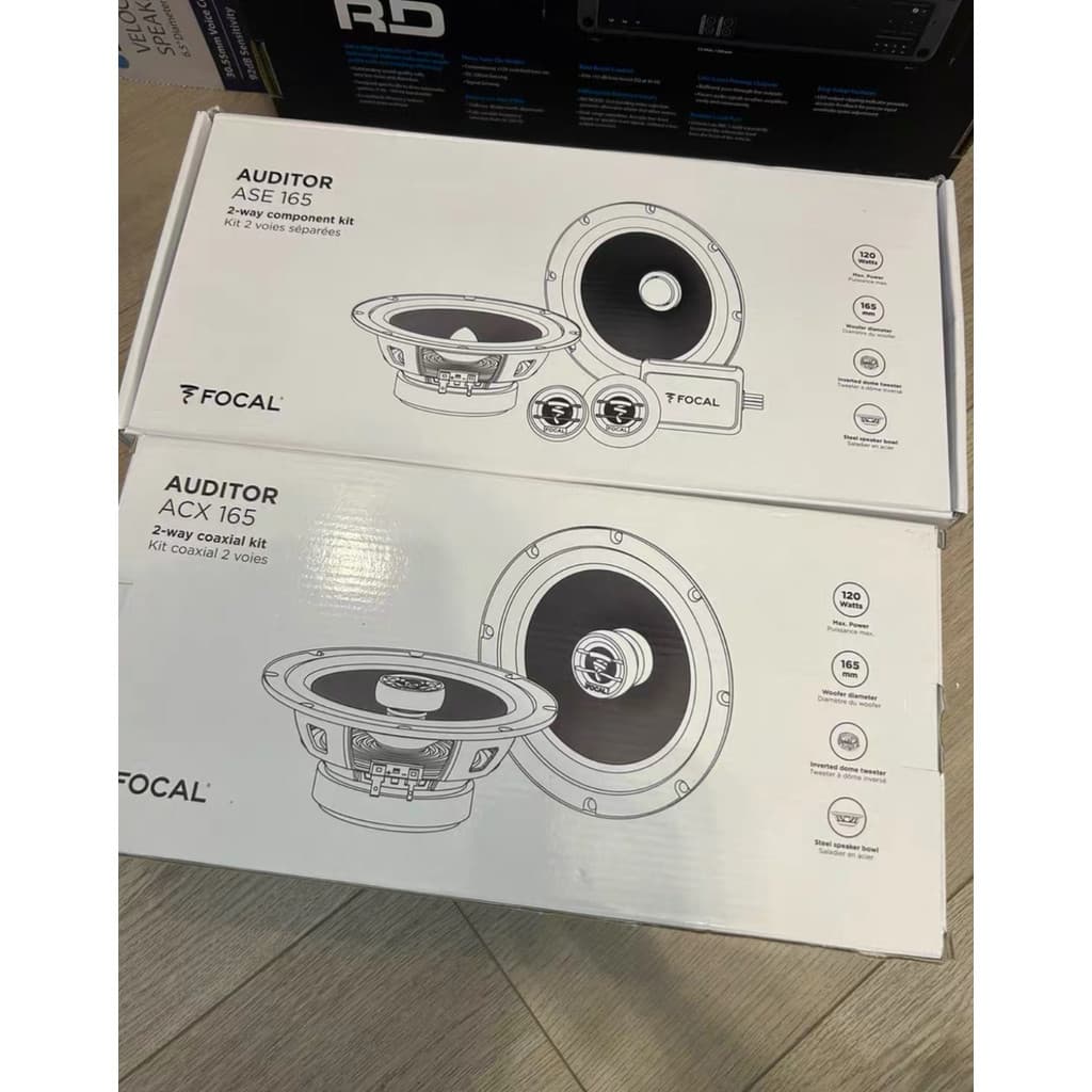 FOCAL ASE165 Alto-falante dividido ACX165 Alto-falante Coaxial Áudio para carro 6.5 polegadas