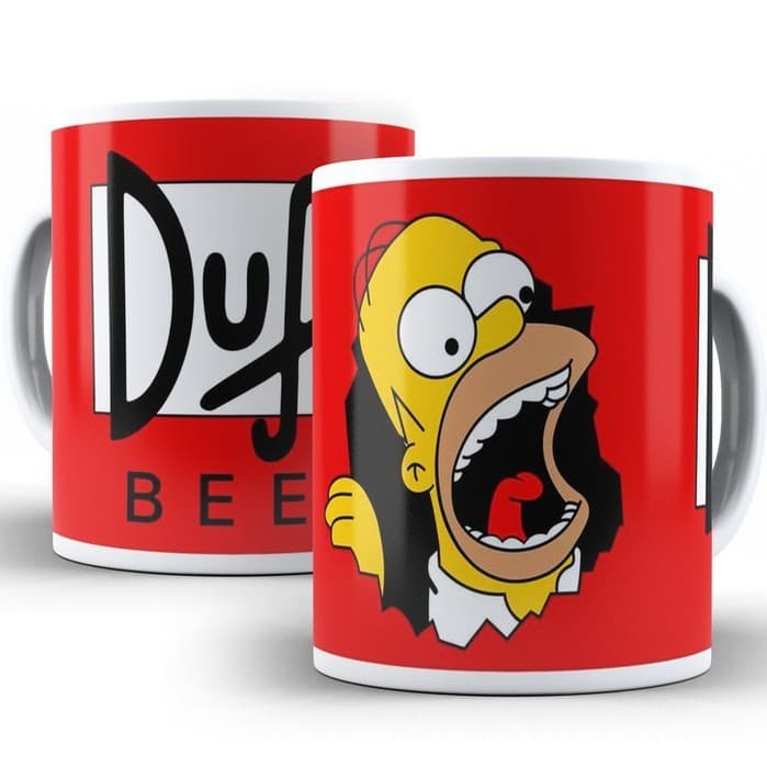 Caneca Simpsons Homer Duff Beer - Mega Oferta!!!