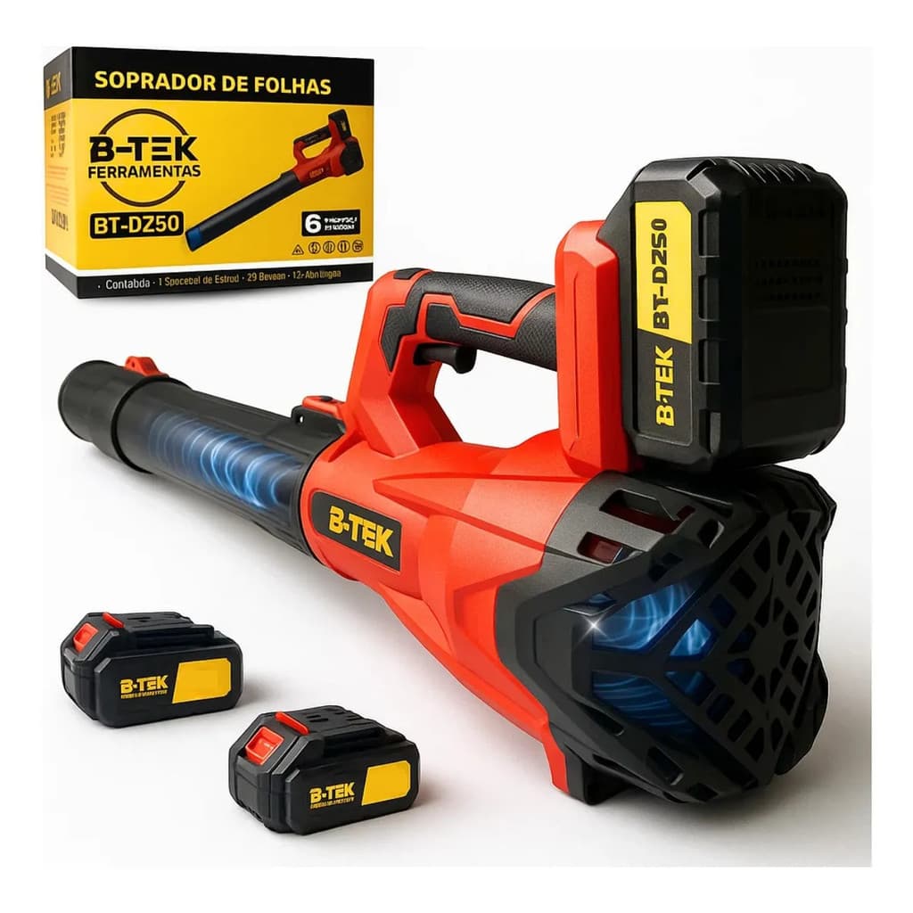 Soprador Potente 330km/h Leve Elétrico Brushless Jardim Cas