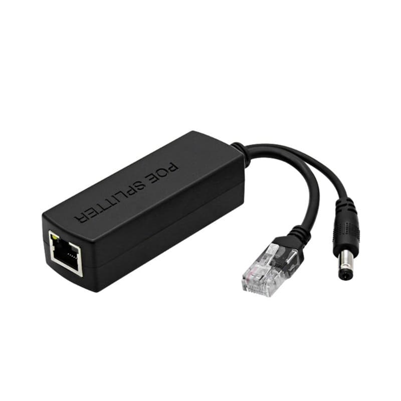 Li * 10 100Mbps Ethernet Transmissão Divisor POE 48V Para 12V 1 2A Conversores Plugs and Play Administ
