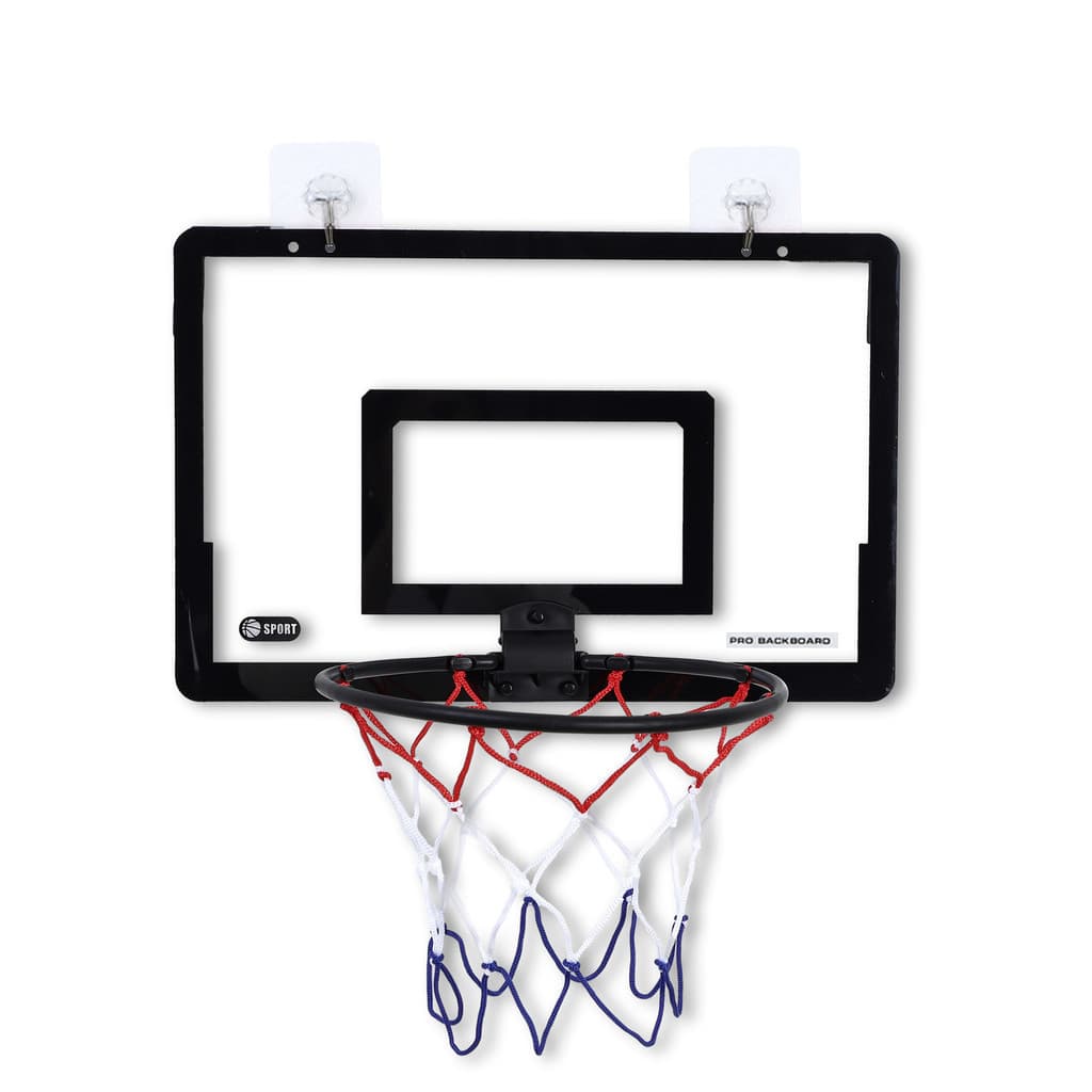 Cesta De Basquete Mini Interna Com Aro Flexível Dobrável Conjunto De Para Montagem Na Parede