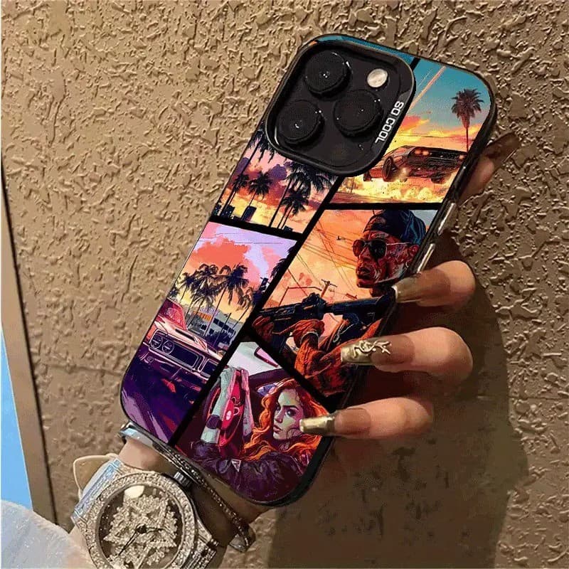 Capinha Capa  Para iPhone XS MAX XR 7/8 13 14 15 16 17 12 11 Pro Max Plus Personagem de anime Anti-impacto  Normal Case