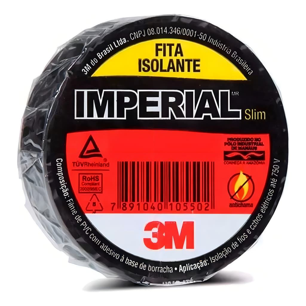3m Fita Isolante 18mm Por 10 Metros Imperial