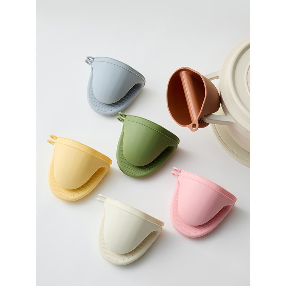 Luva térmica cozinha Silicone anti queimadura Luva de silicone resistente calor Meelyhome Luvas Anti-escaldantes de Sili