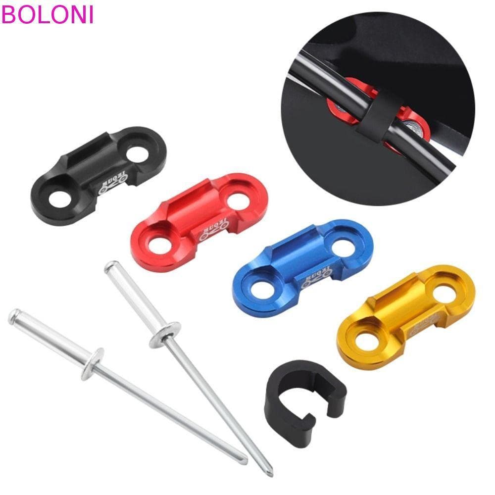 Guia De Cabo De Freio De Bicicleta BOLONI , Fivela De Tubo De Linha Estável Universal , Base De Liga De Alumínio Durável