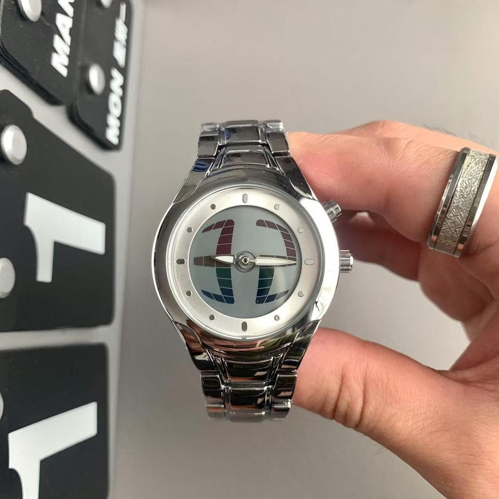 Retro Millennium digital rolando um minuto leitura dinâmica segundo Display digital casal masculino feminino nicho relóg