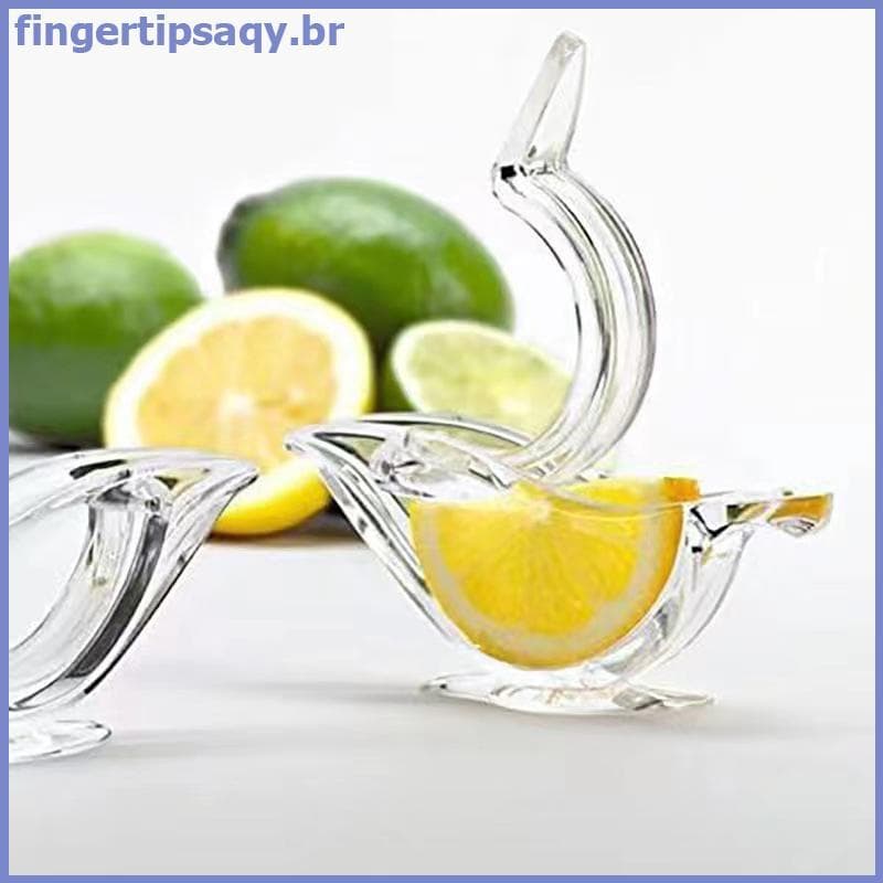 FINGE Manual Limão Clipe Espremedor Portátil Cortador De Frutas Mini Transparente Handheld Cozinha Gadget Para Qui Suco