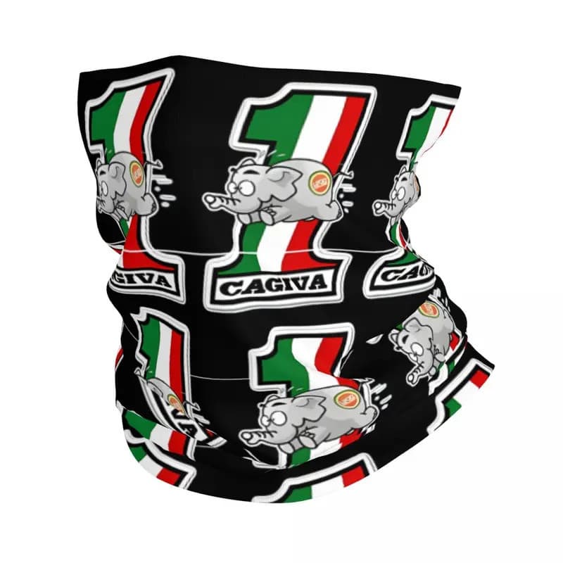 Elefantino Caneca De Café Motocross Bandana Pescoço Capa Impressa Cagiva Moto Envoltório Cachecol Balaclava Cam