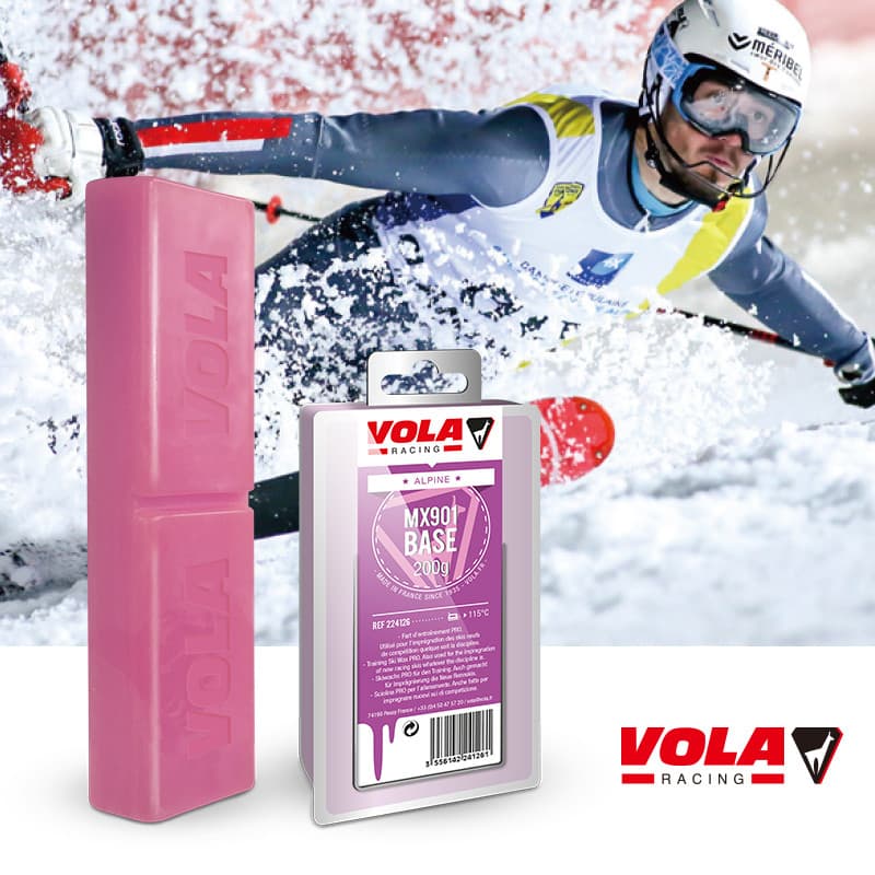 VOLA Ski Board Wax Competition Grade Board Base Cera Única Placa Dupla Cera de Treinamento Profissional Snowboard Cuidad