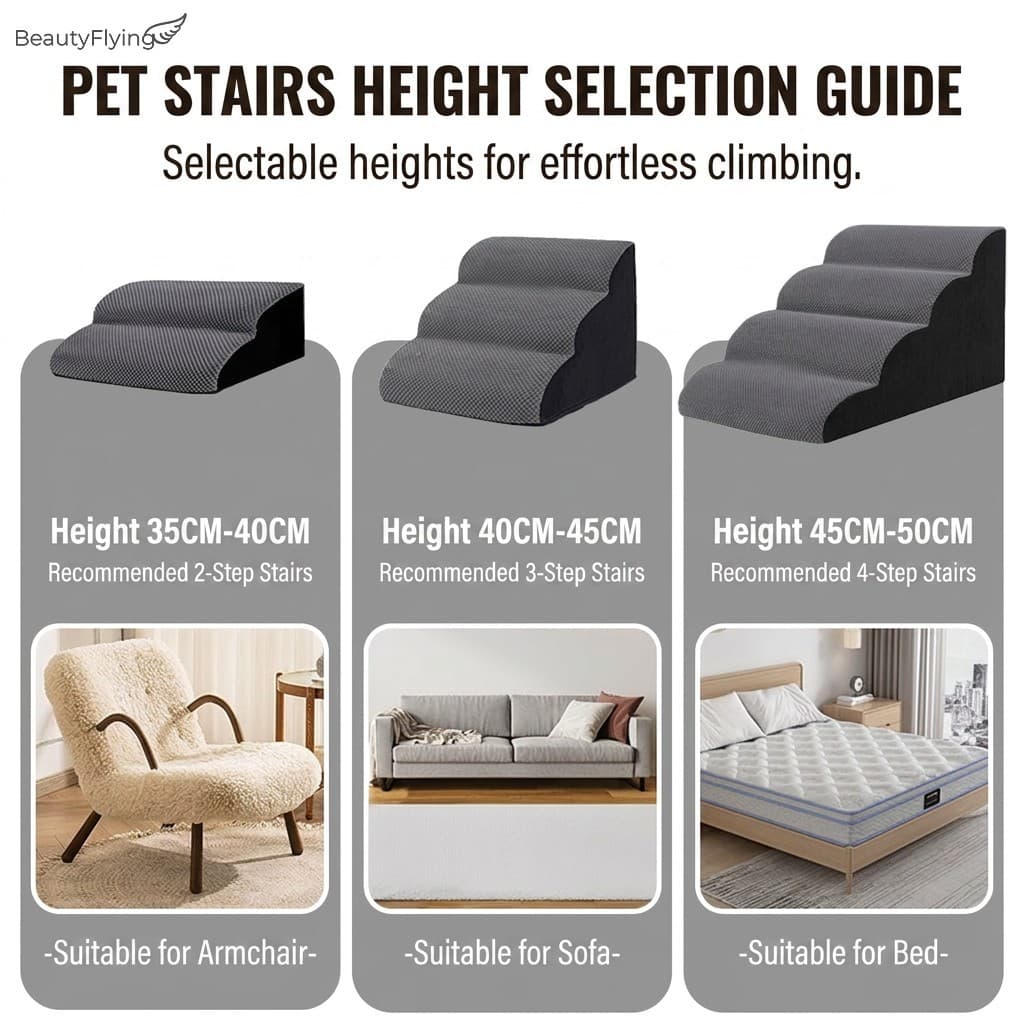 Escadas Laváveis Antiderrapantes Para Animais De Estimação-Escada De Escalada Removível Cães Pequenos E Idosos