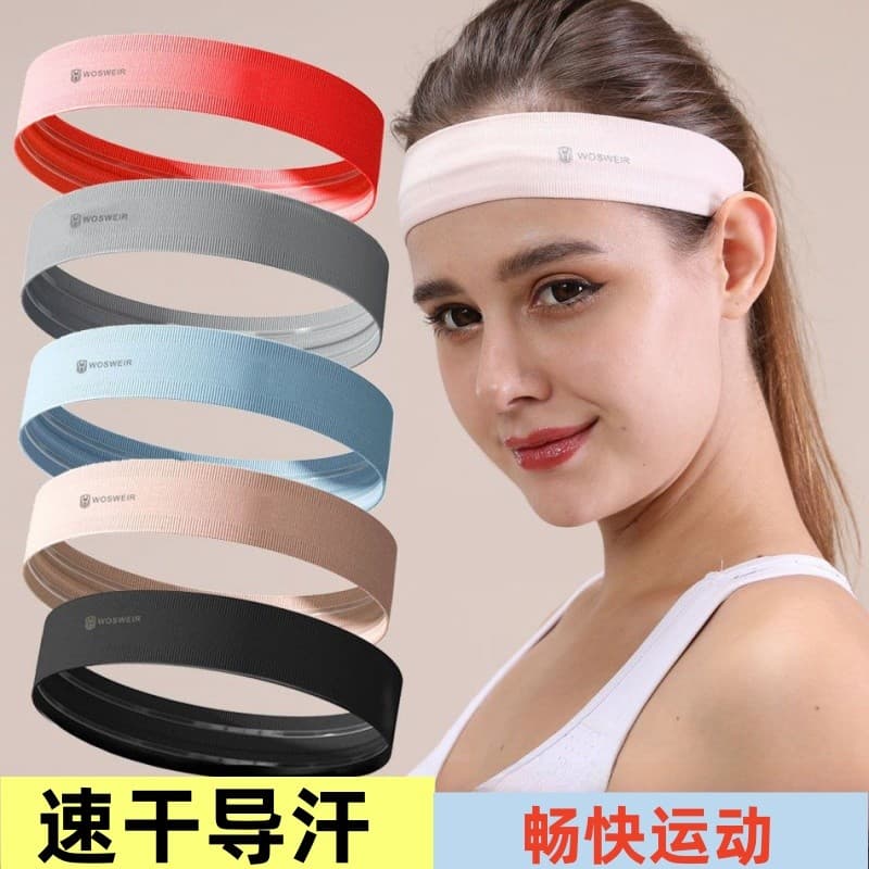 Esportes bandana Yoga suor-absorvente bandana das mulheres dos homens correndo Badminton à prova de suor Fitness pular c
