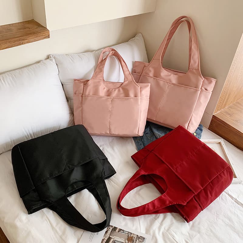 Bolsa de viagem portátil feminina simples negócios viagem saco de viagem à prova dwaterproof água Oxford pano de um ombr