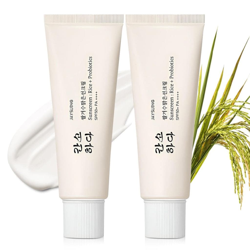 Protetor Solar Orgânico Relief Sun SPF50+, Arroz e Probióticos PA++++, Cuidado Coreano |   Coreano para Todos os Tipos |