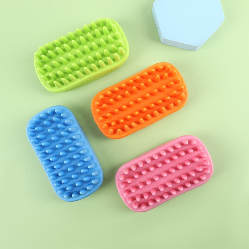 Escova de banho para animais de estimação TPR escova de massagem remover escova de cabelo flutuante cão gato limpeza ali